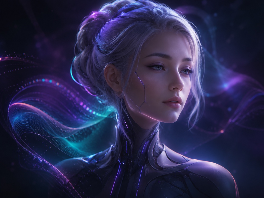 Lumi, a futuristic creative AI identity.